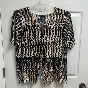 Womans sweater lightweight XL NWT beaded